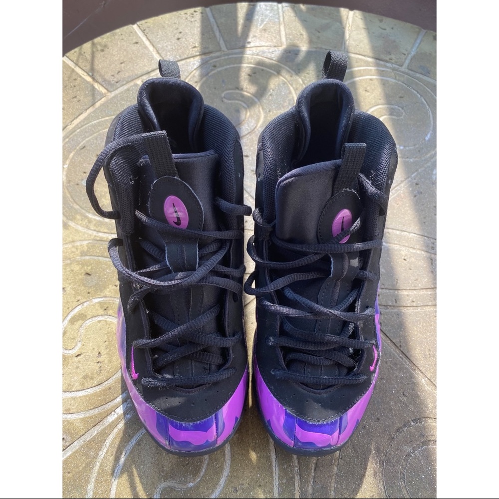 Nike Little Posite One Purple Size 3 Sneakers